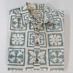 Cooke Street Honolulu Tribal Print Hawaiian Shirt